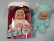 Baby pop met dieren pakje 25cm