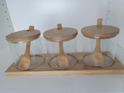 Kruidenpot (bamboe met glas)