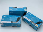 Medische Wegwerp Handschoenen - 100 STUKS - Categorie 3 - Soft-Nitril - Poedervrij - Latex Vrij - ZWART - MAAT L