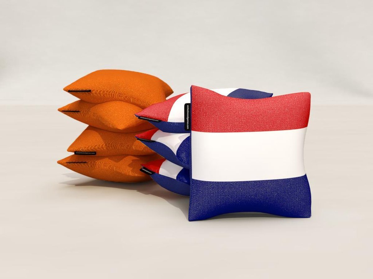 Officiële Cornhole Zakjes / Bags - Nederland - 2x4 stuks