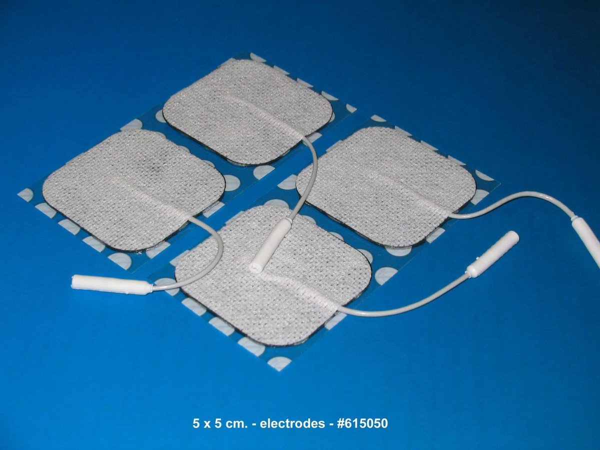 TENS Elektroden 5x5cm - p4st - Stadtholder TENS Spierstimulatie en EMG