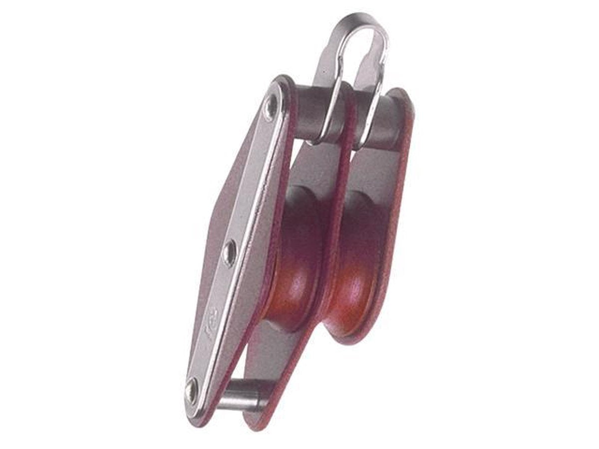 Tufnol blok 2-schijfs+hondsvot         13mm