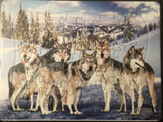 Kinderpuzzel wolven 28 cm x 21 cm