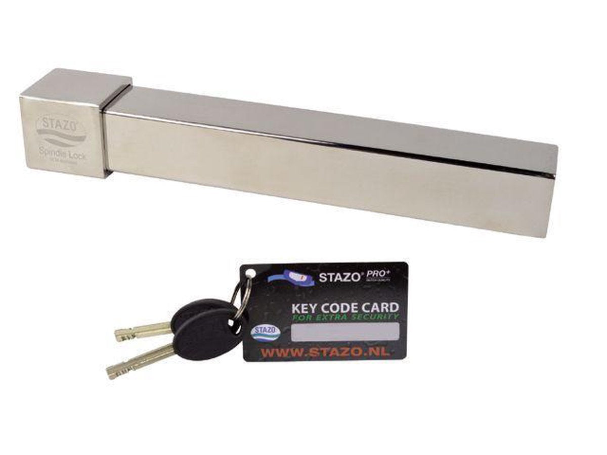 Stazo SpindleLock buitenboordmotorslot is CCV/SCM gecertificeerd - past op alle buitenboordmotoren