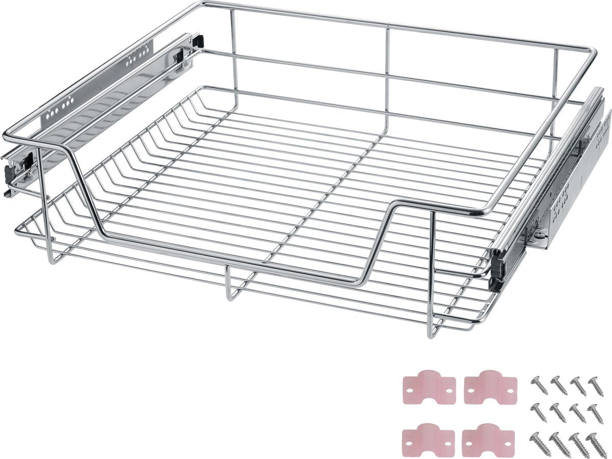 TecTake uitschuifbaar keukenrek - voor o.a. keukenkast - 60 cm breed - 402017