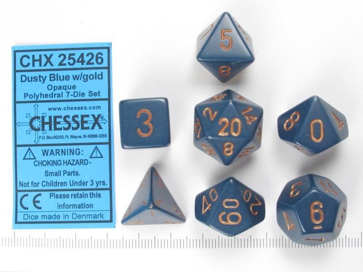 Dungeons & Dragons Dice Set Opaque