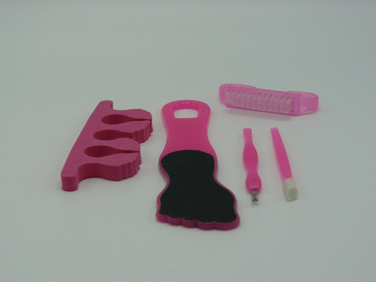 Doodadeals Pedicure Set | 5 delig |  Eelt Verwijderen - Nagel Vijl - Pedi Set