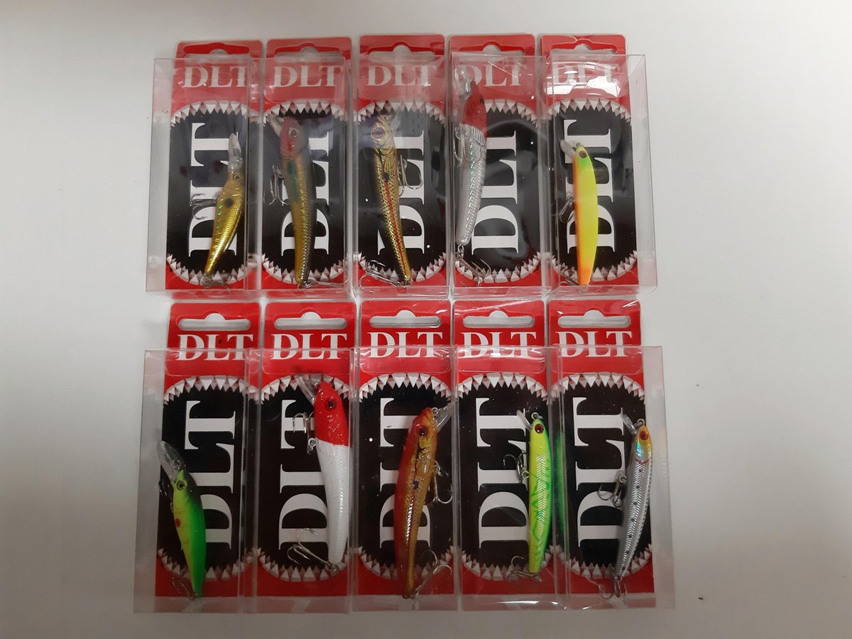 10 DLT Pluggen voor Roofvis | Kunstaas