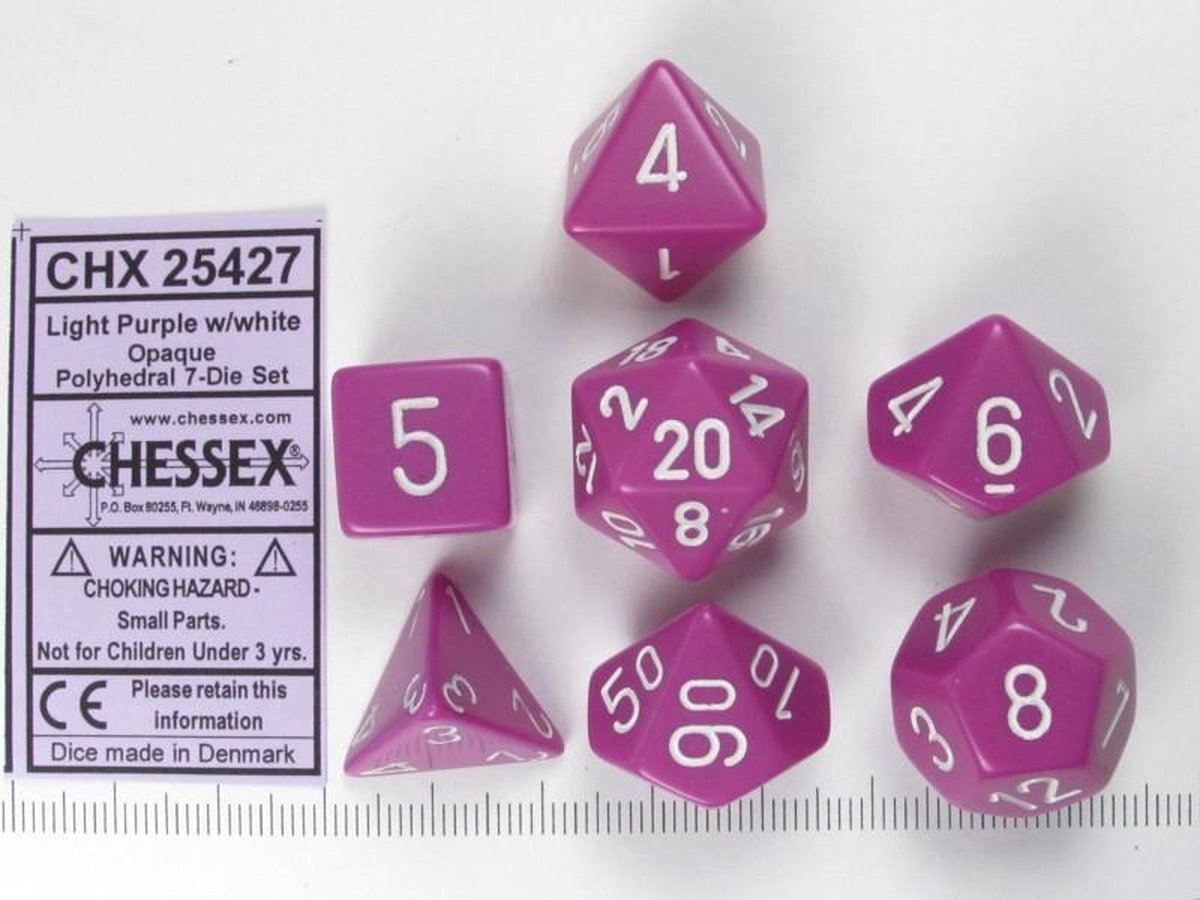 Chessex dobbelstenen set