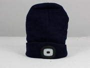 Warme Muts met LED verlichting - Blauw - hip en veilig