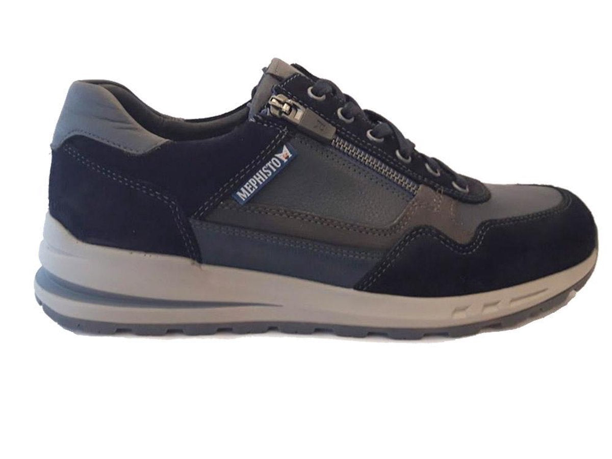 Blauwe Mephisto Veterschoenen Bradley