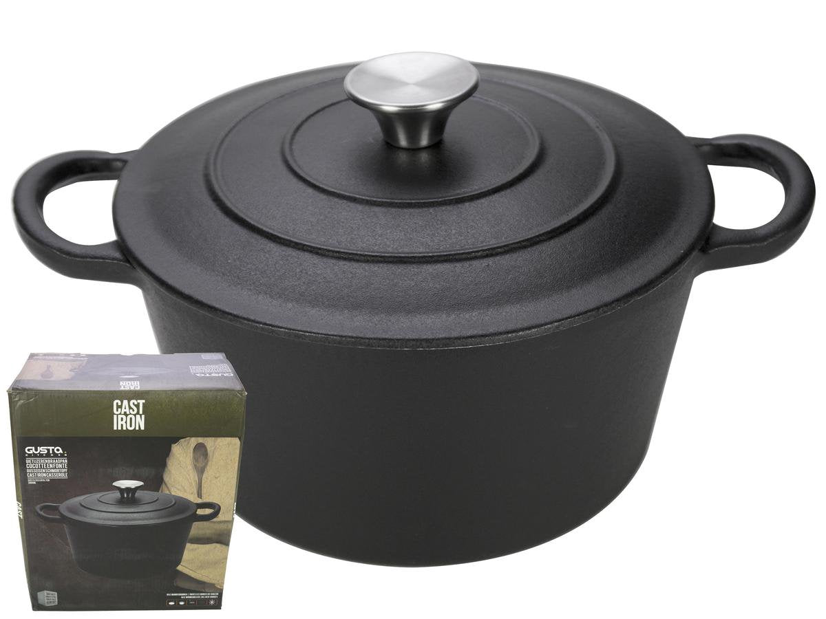 Braadpan Gietijzer Rond 24cm