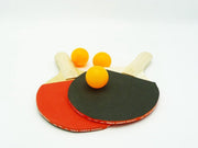 Doodadeals® | Pingpong Set | Tafeltennis Set | 2 Batjes | 3 Balletjes