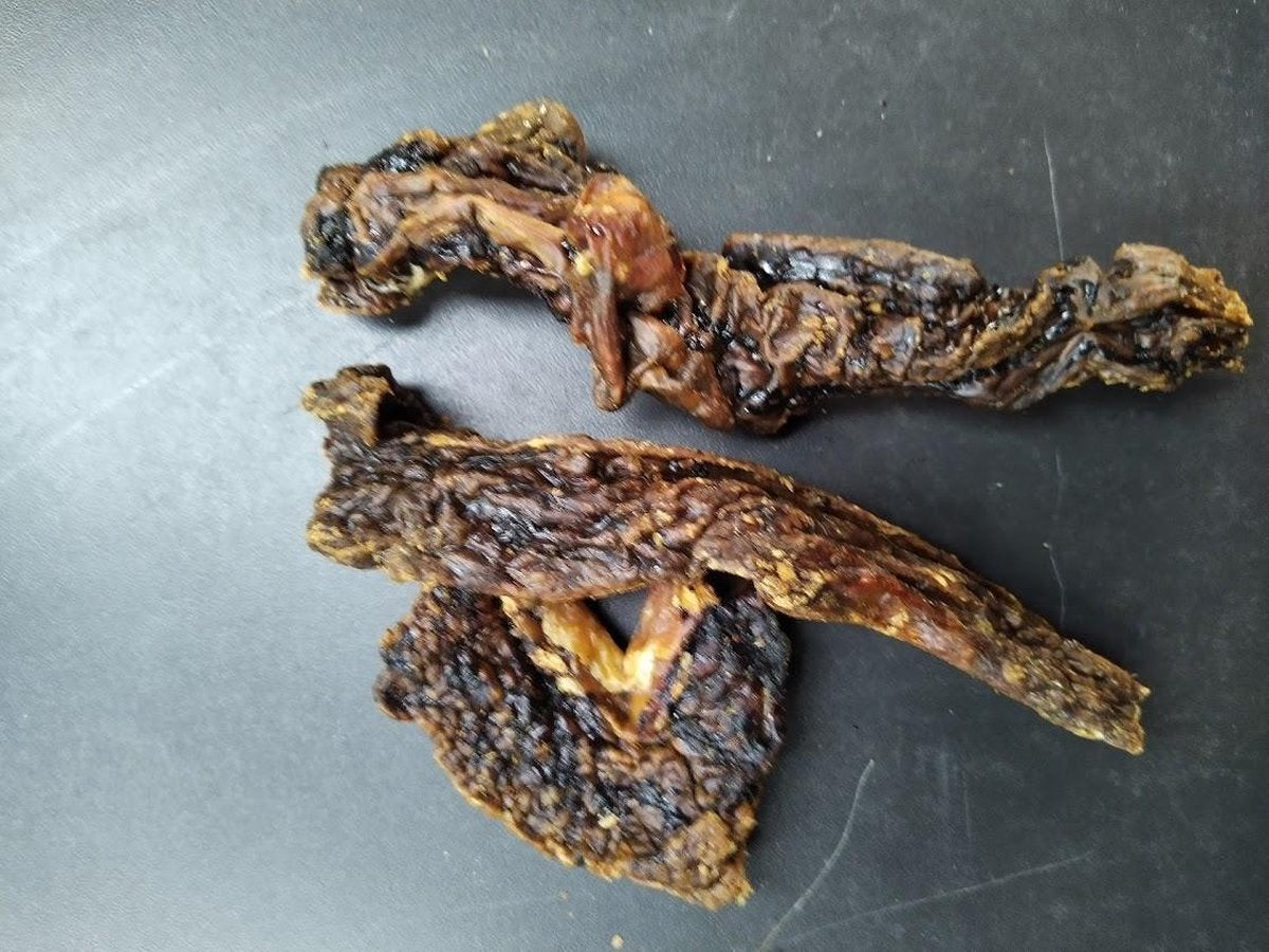 Runderuier 1kg - Gedroogde Hondensnacks Kauwstaafjes Uier Rund van de snackmeester