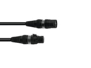 SOMMER CABLE DMX kabel XLR 3pin 1.5m bk Hicon