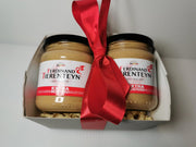 Echte Gentse Mosterd Extra pittig - Ferdinand Tierenteyn sinds 1818- Artisanaal streekproduct - pakket van 2x 200g Extra pittige mosterd