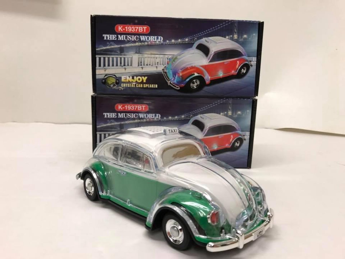 VOLKSWAGEN KEVER MET RADIO EN LED VERLICHTING EN BLUETOOTH KLEUR GROEN