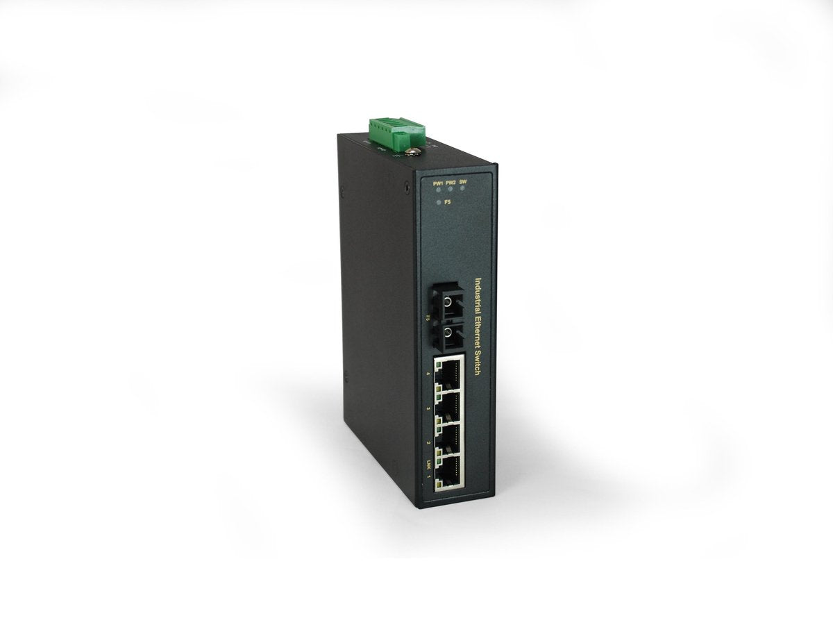 LevelOne IFS-0502 netwerk-switch Unmanaged Fast Ethernet (10/100) Zwart