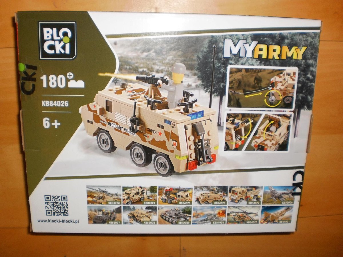 Blocki Bouwstenen my Army Recovery Vehicle