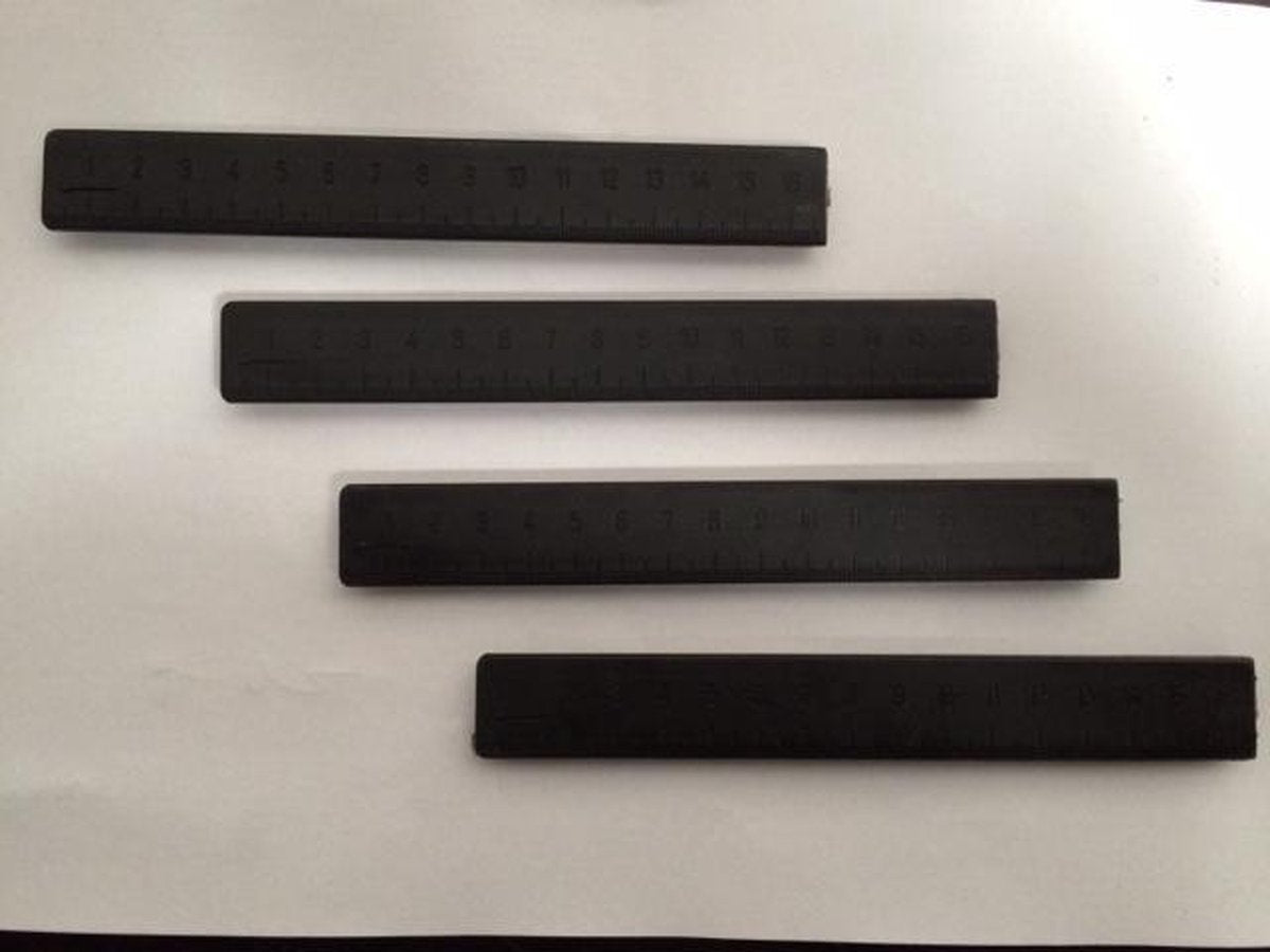 Menabo TEMA dakdrager meetstrip set 4 stuks