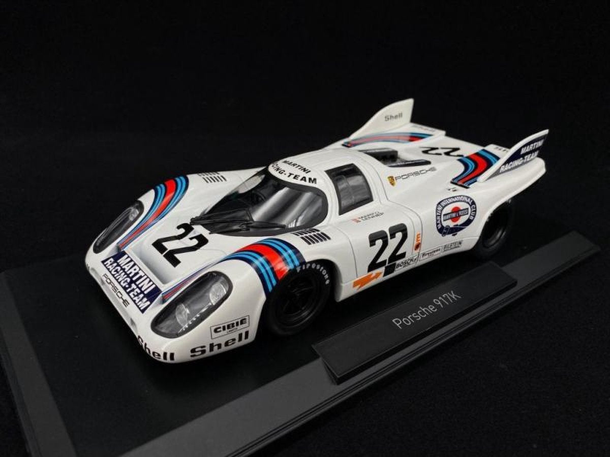 Porsche 917K Nr #22 Winner  24Hrs Le Mans  1971 Marko / Van Lennep Wit 1/18 Norev