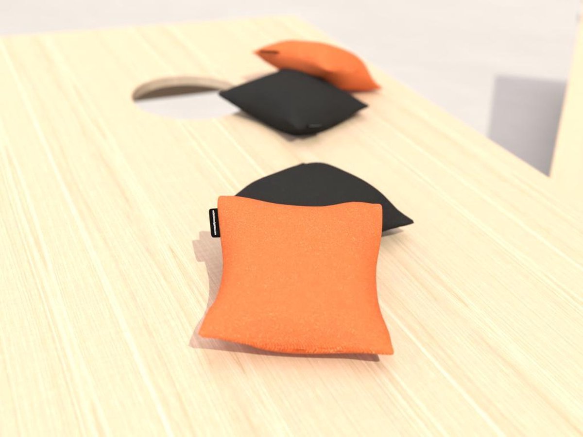 Officiële Cornhole Zakjes / Bags -1x4 stuks - Oranje