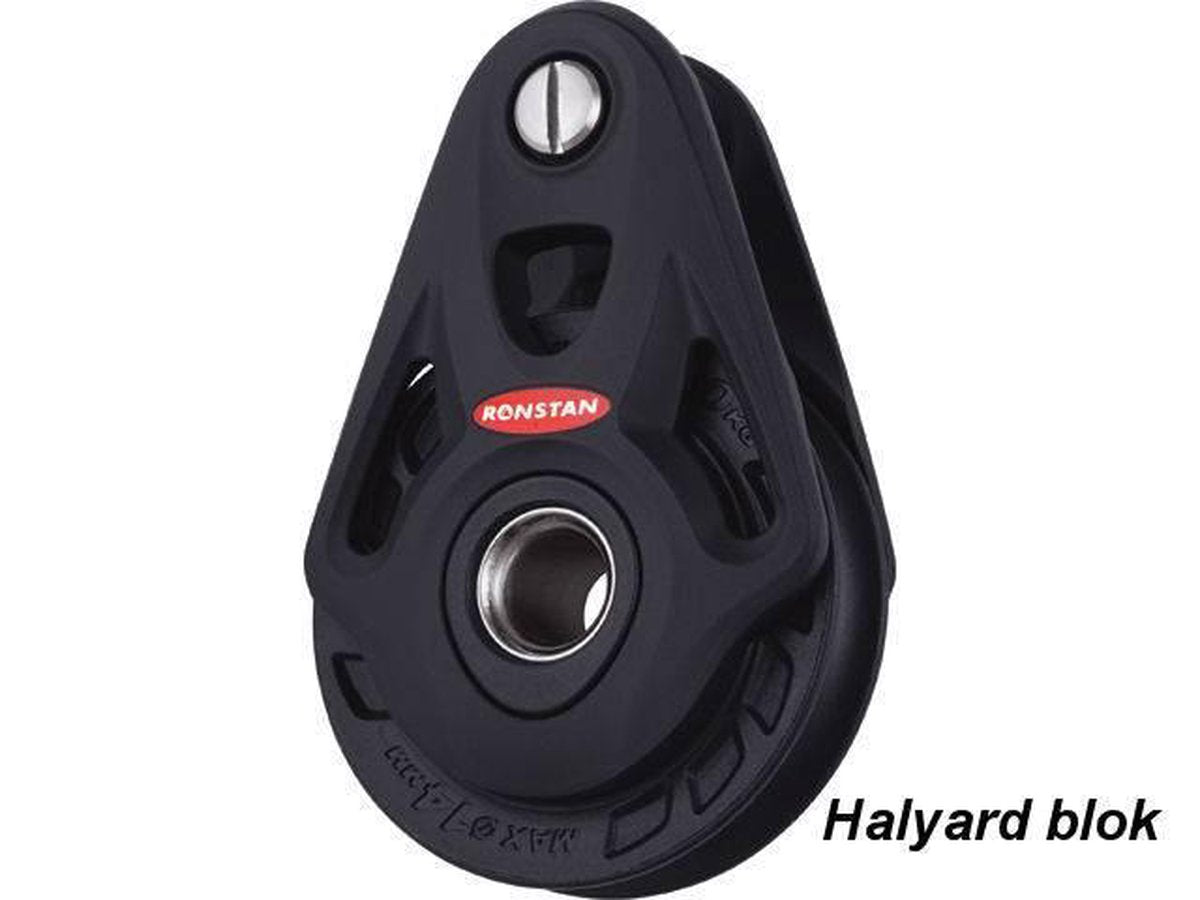 Ronstan Core blocks Model blok: Enkel blok Becket 75 mm