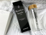 Moments - Luxe theebeker to go met bamboe dop - geïntegreerde theefilter - dubbelwandig