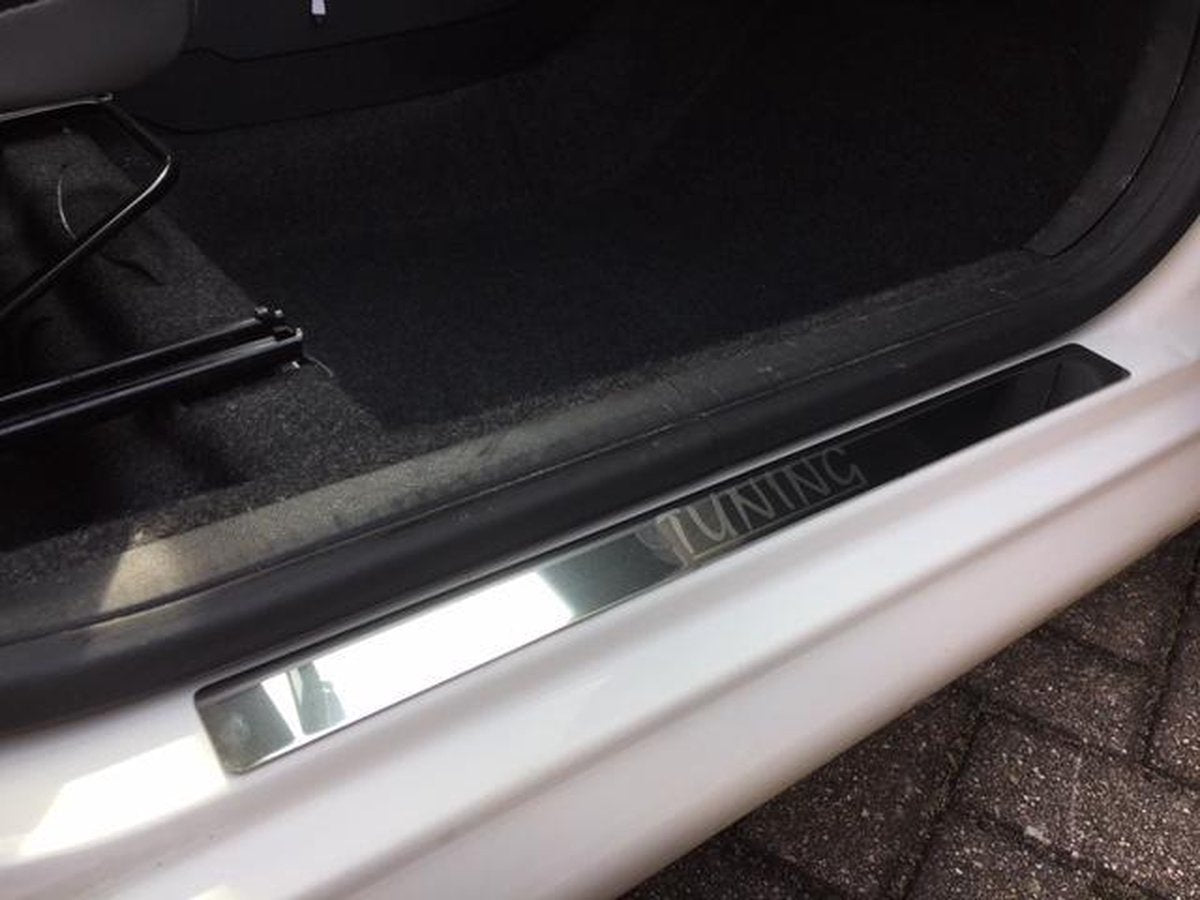 2x RVS instaplijsten Defa tuning universeel met 3M tape - auto universele instaplijst