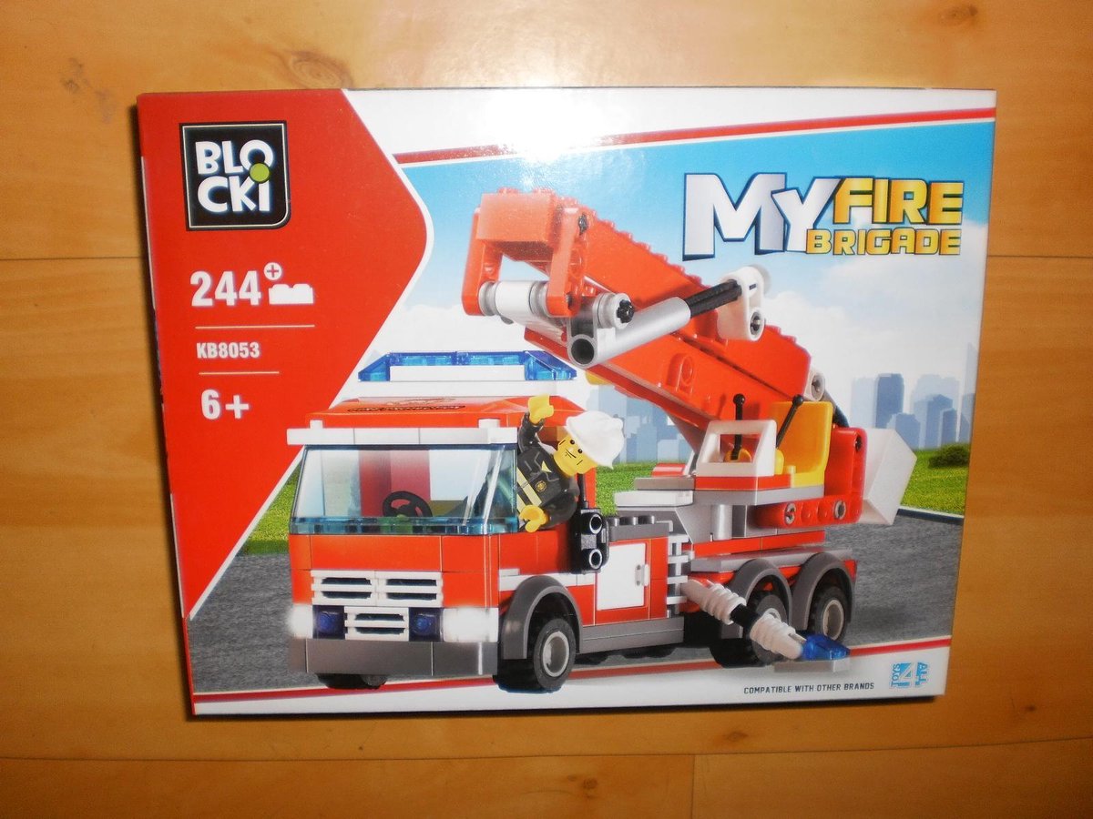 Blocki Bouwstenen Brandweerwagen. my fire