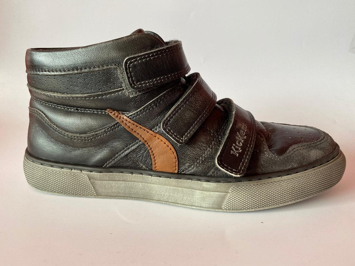 Kickers - Kick J.Bottien Ewout - Gesloten Schoenen - Jongens - Grijs - 850 dk Grey