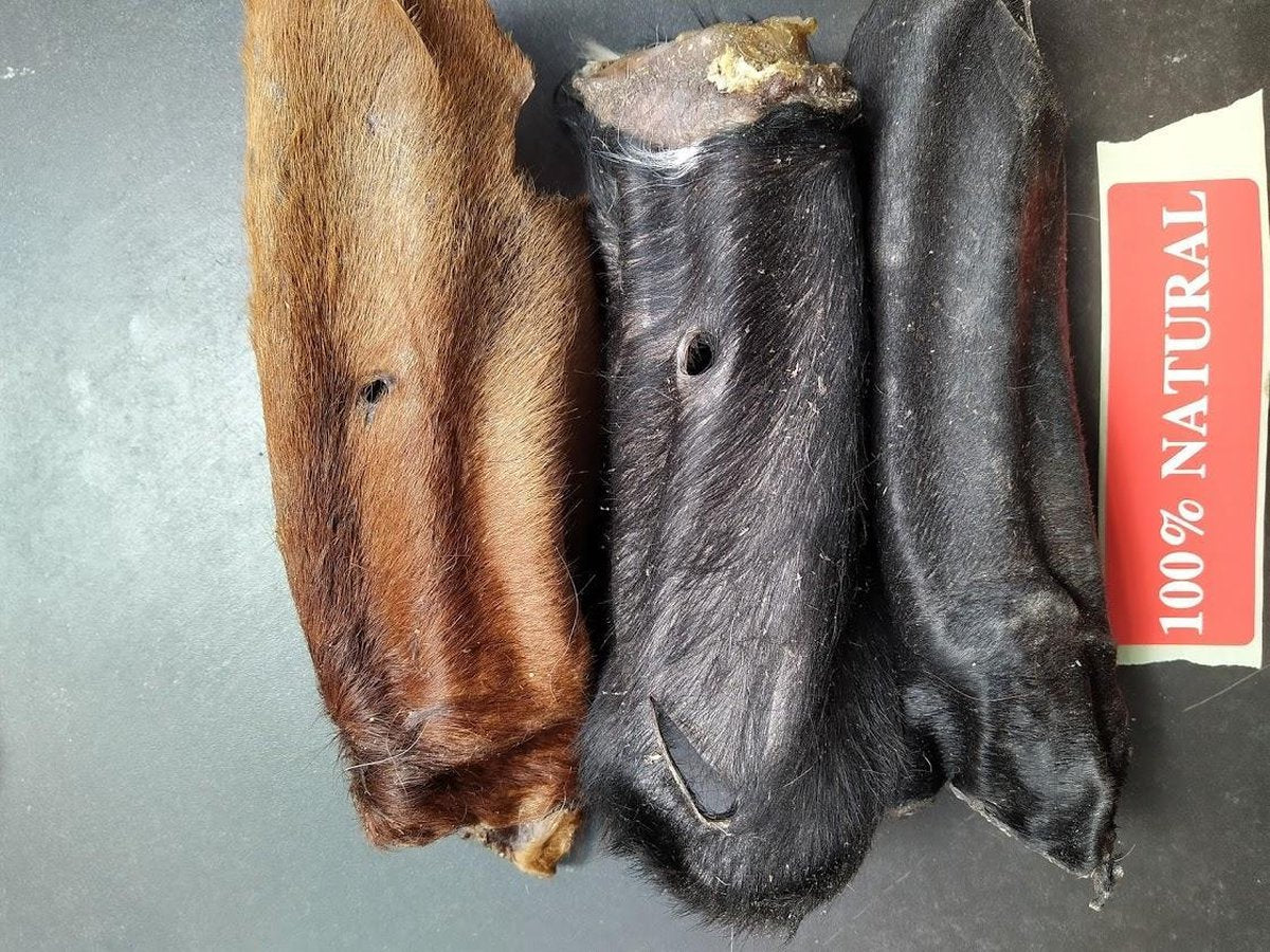 Runderoren met haar 10 stuks van de snackmeester 100% natuurlijk natural naturel