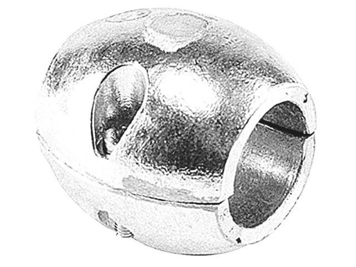 Talamex Schroefas anode bolvorm / SCHROEFAS ANODE 22MM ALUMINIUM