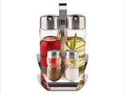 ERNESTO® Keukenhulpjes Menage 5 delige set - 2 Dispensers -  2 Strooiers