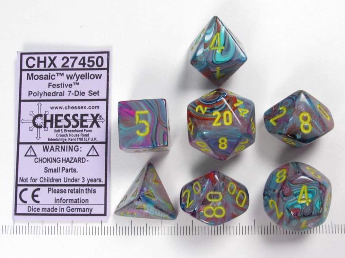 Chessex dobbelstenen set