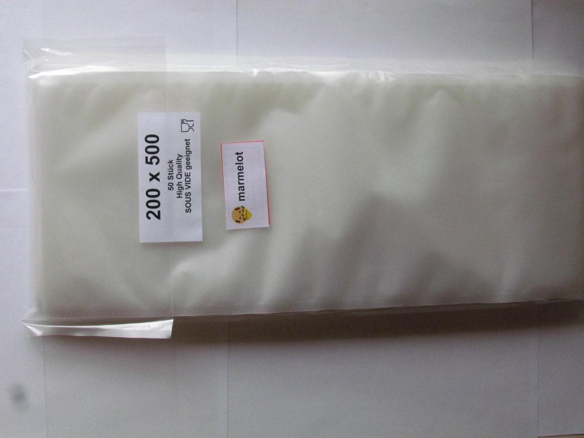 Marmelot Vacuumzakken Mikro Structuur 20X50cm 100stuks voor alle Merken Vacuum Sealers