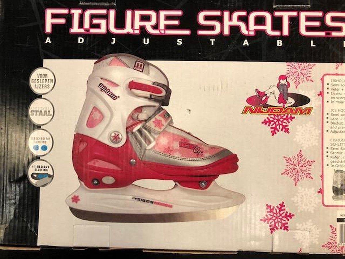 3149 - Kunstrijschaats - Schaatsen - Kinderen roze - verstelbaar Maat 30-33