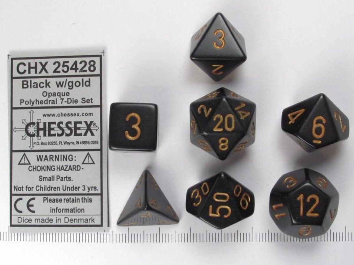 Chessex dobbelstenen set