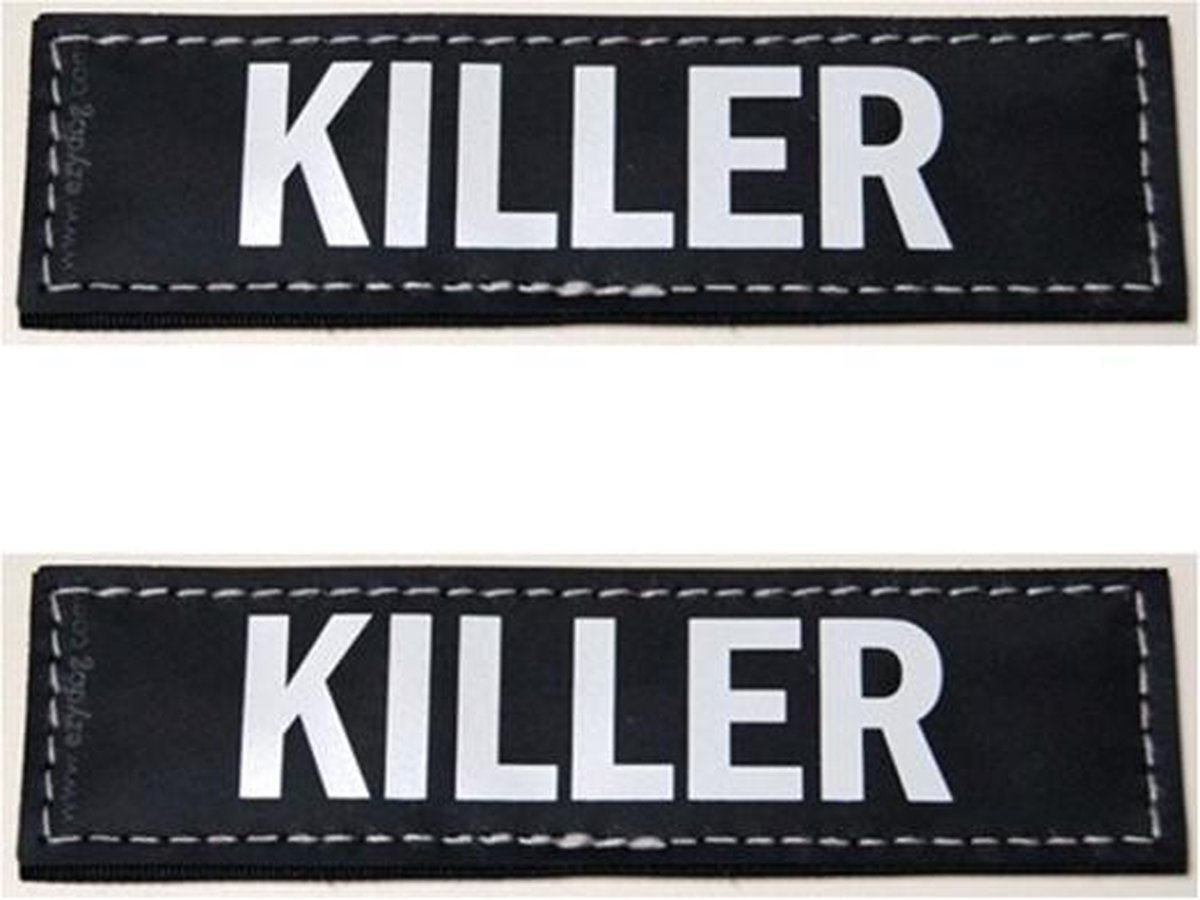 Ezydog Harnas Side Patch - Killer - 3x11 cm