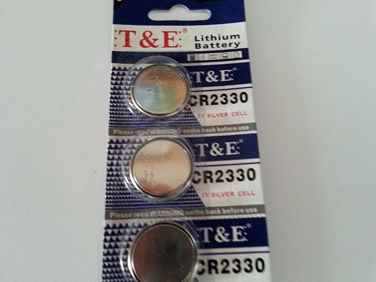 CR2330 Knoopcel Batterijen Strip 5 Stuks | Voordeelkabels