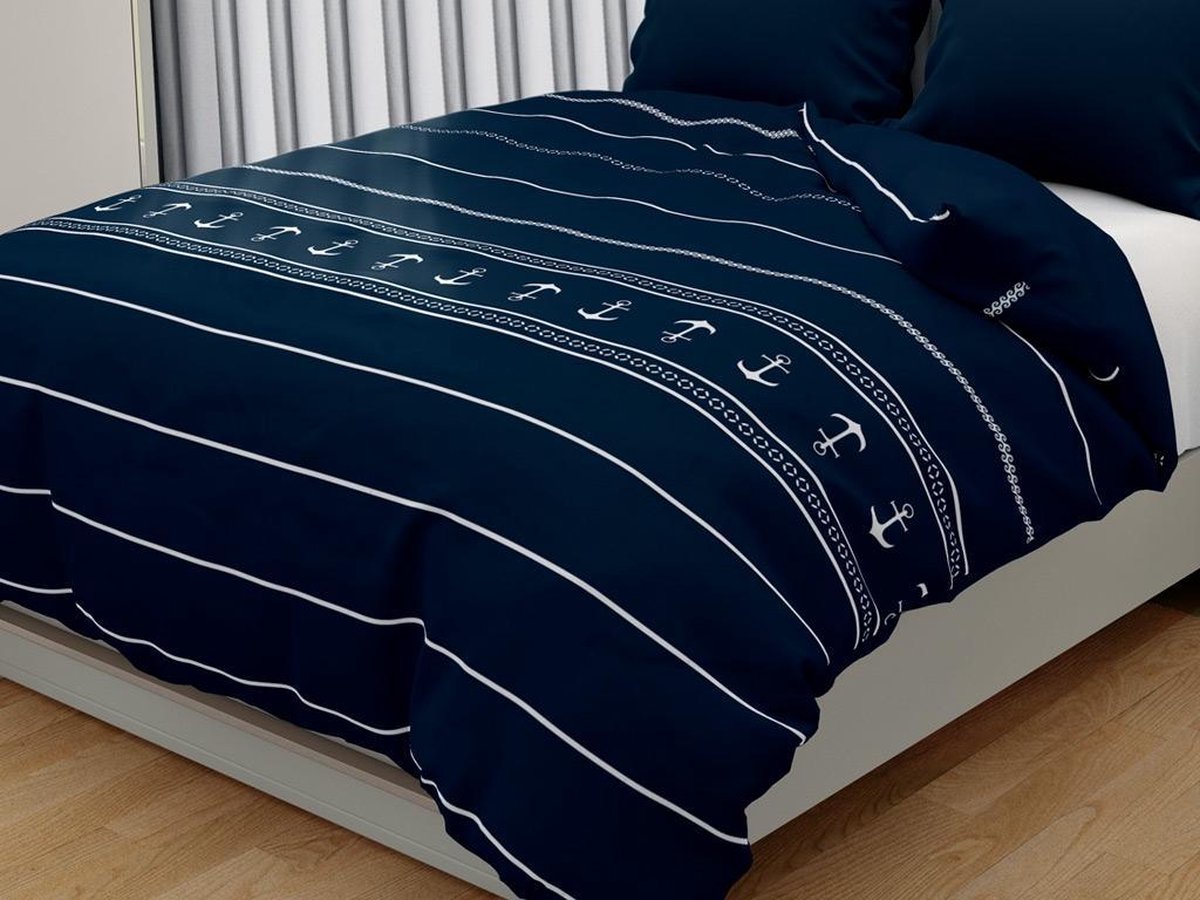 Marine Business Santorini tweepersoons blauwe Quilt - Bedsprei - 270 x 240 cm