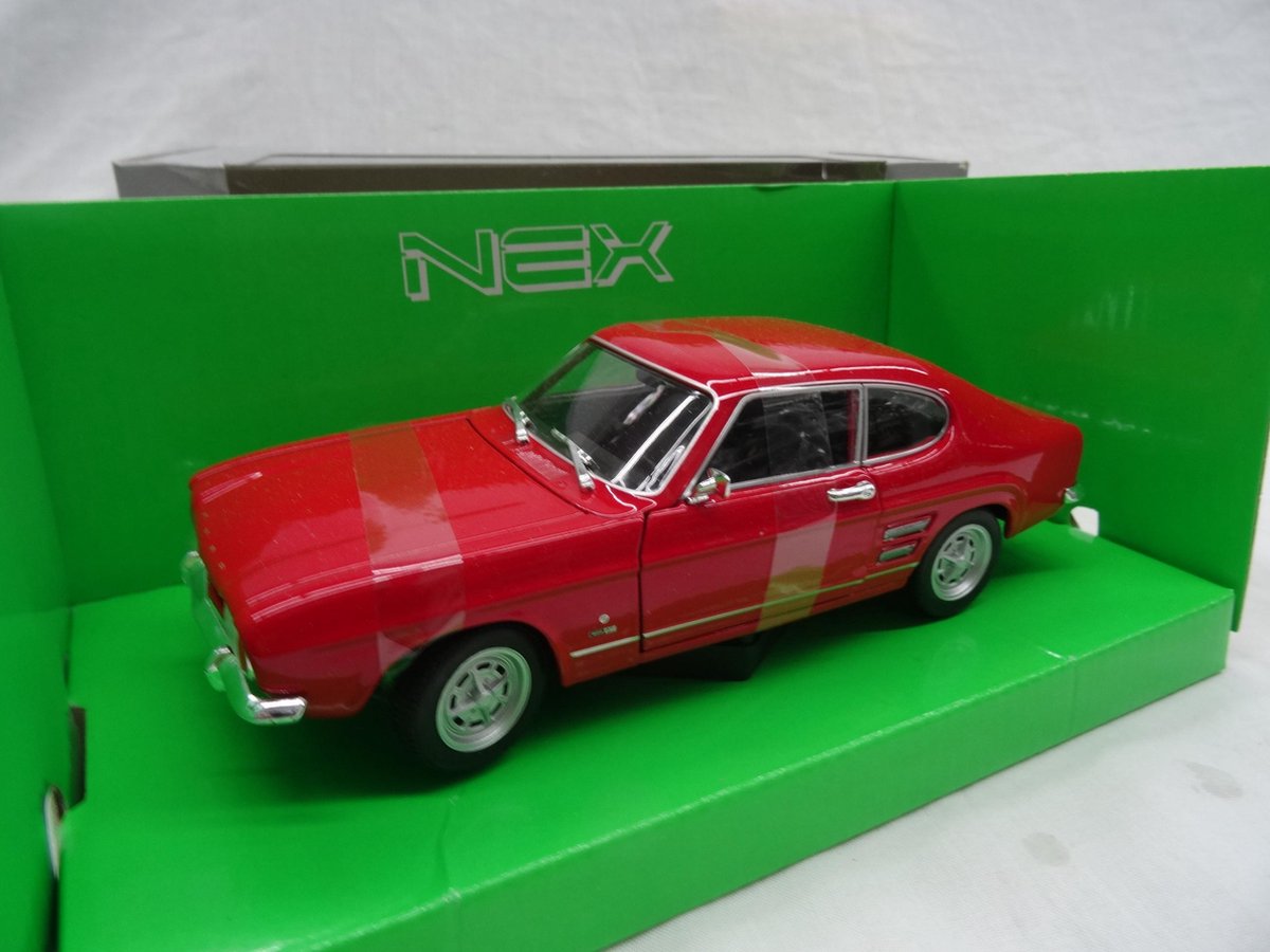 Ford Capri I 1969 Rood 1-24 Welly