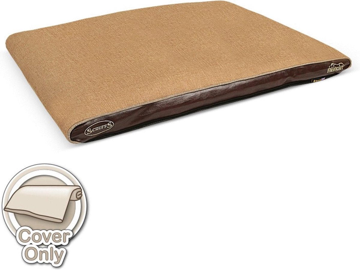 Scruffs Hilton Memory Foam Hondenkussen- L - Beige
