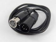 VHBW XLR 4-pins (m) - XLR 4-pins (v) verlengkabel - 1