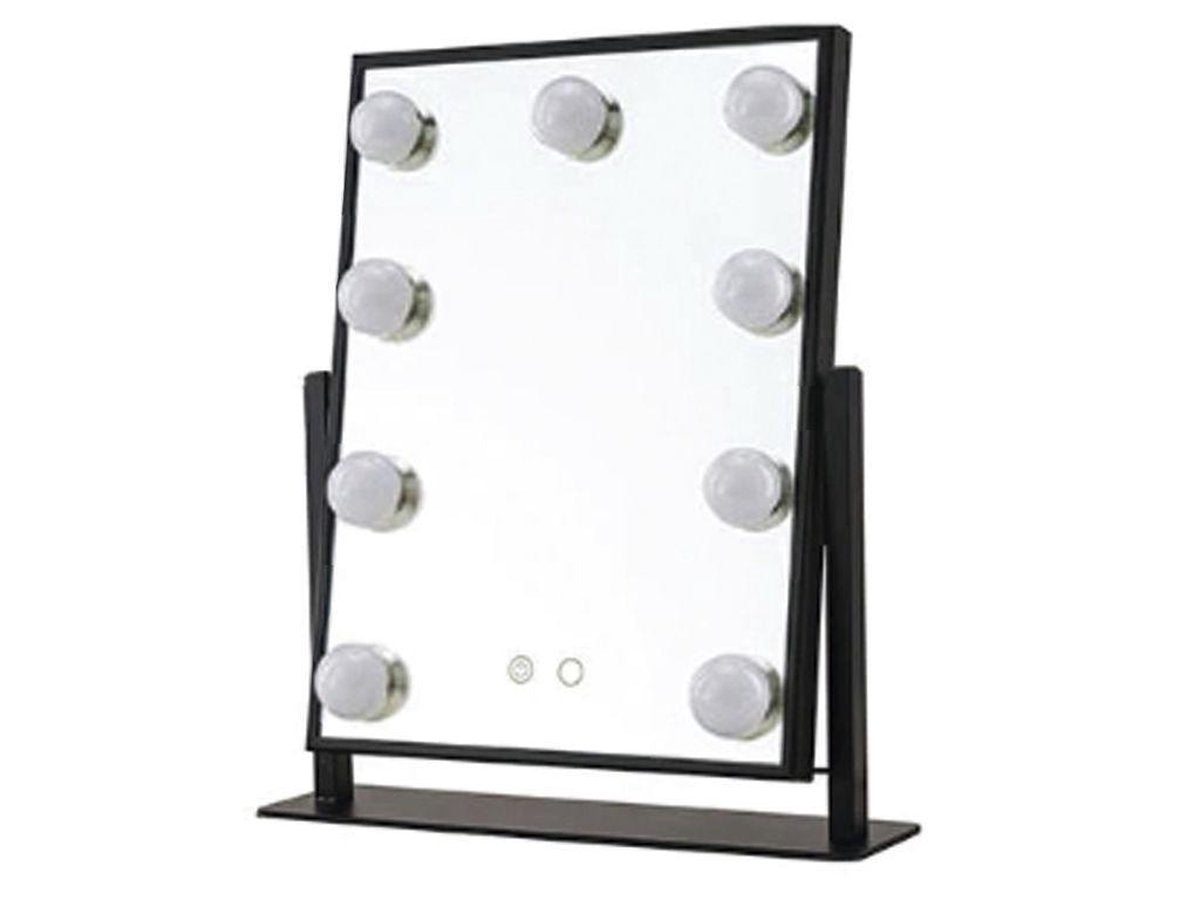 LYVION Hollywood Spiegel met LED verlichting - Make-upspiegel - Zwart