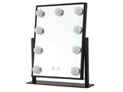LYVION Hollywood Spiegel met LED verlichting - Make-upspiegel - Zwart
