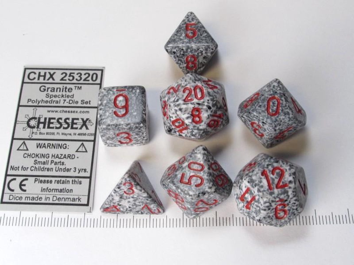 Chessex dobbelstenen set