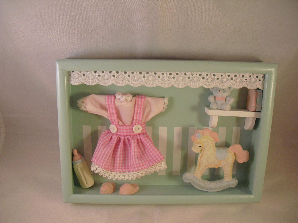 Houten 3D kinderkamer schilderij