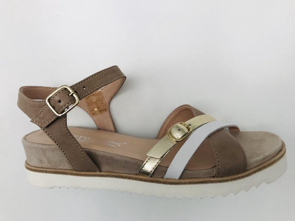 SOFTWAVES 7.42.16 Sandaal cognac maat 37