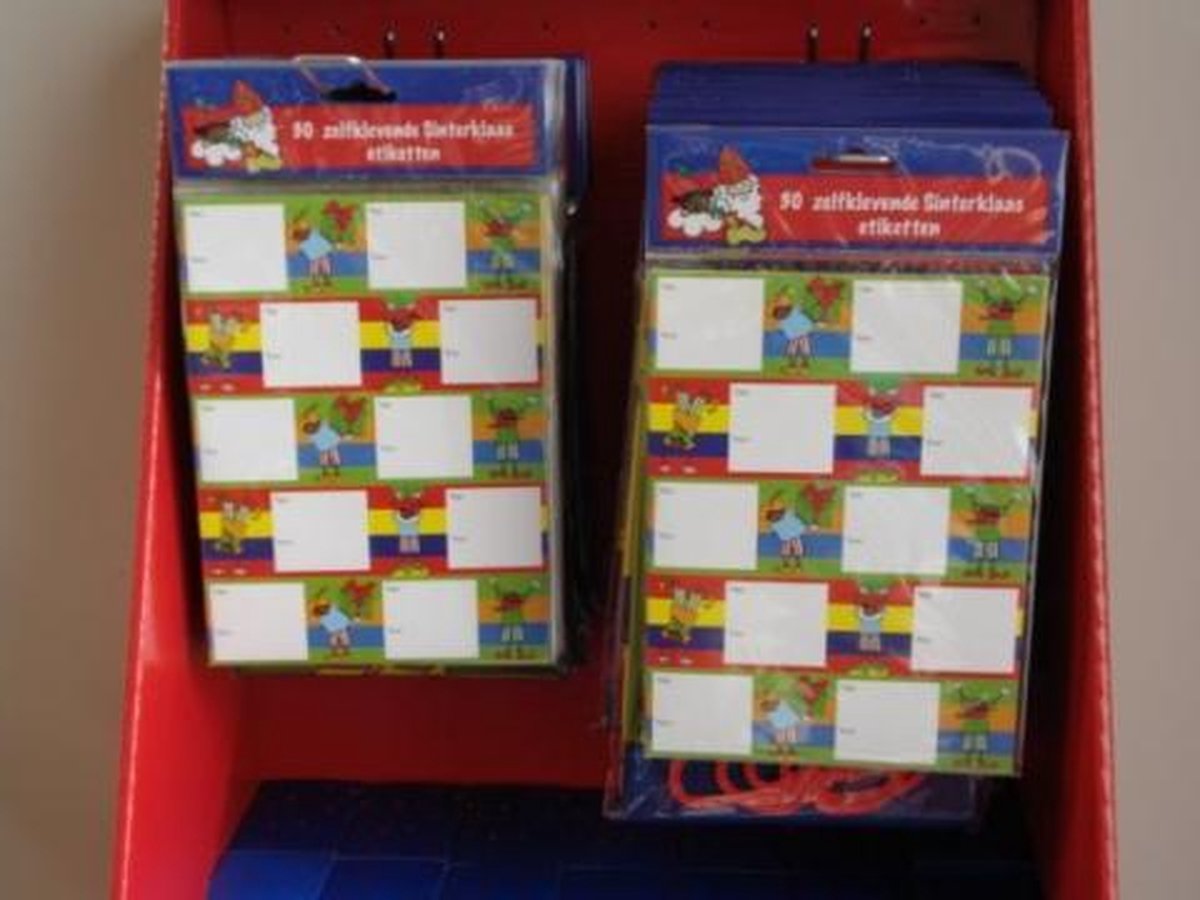 30 Zelfklevende Sinterklaas Etiketten